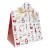 Triangle Gift Boxes with Mini Bows - LARGE CHRISTMAS CHARACTER/WHITE BOWS (pk10)