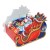 Complete Gift Basket Kit - (small) SANTA SLEIGH / GOLD ACCESSORIES