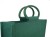 LARGE Open Jute Bag with Cotton Corded Handles - 35x15x25cm high - DARK GREEN