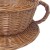Wicker Cup and Saucer - 30cmx14cm - MEDIUM