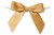 Triangle Gift Boxes with Mini Bows - LARGE REINDEER/GOLD BOWS (pk10)