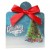 Triangle Gift Box with Mini Bows - SMALL CHRISTMAS TREE/RED BOWS (PK10)