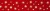 Grosgrain Ribbon - 25mm x 20m - STARS RED