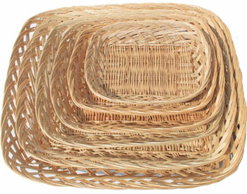 Wicker Baskets and Trays