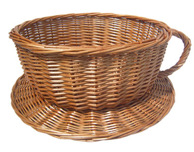Wicker Cup & Saucer
