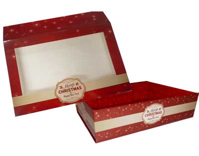 Christmas Sleeves and Acetate Boxes