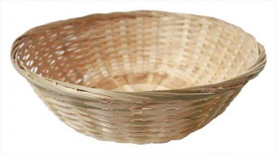 Bamboo Basket (30cm diameter) - LARGE ROUND