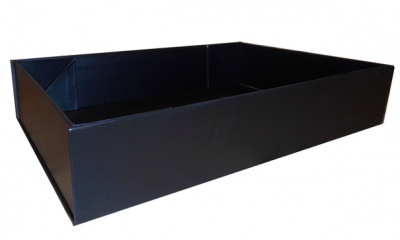 Easy fold Gift Tray 20x15x5cm - (small) BLACK (SET OF 10)