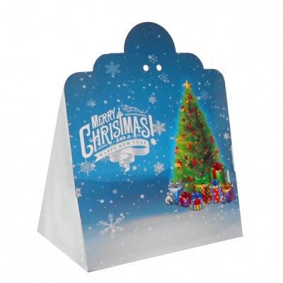 Triangle Gift Box (pk 10 Large) - CHRISTMAS TREE