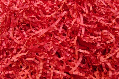 200g Crinkled Paper Shred - RED