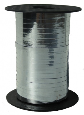 Curling Ribbon 5mm x 250m - METALLIC SILVER