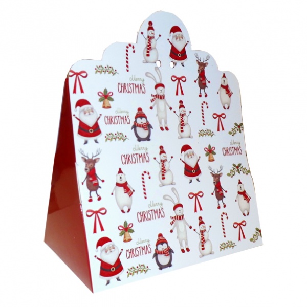 Triangle Gift Box (pk 10 Large) - CHRISTMAS CHARACTERS