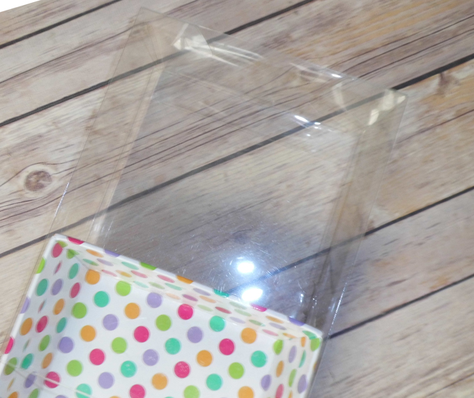 10 x Easy Fold Trays with Acetate Boxes (20x15x5cm) SMALL CHRISTMAS